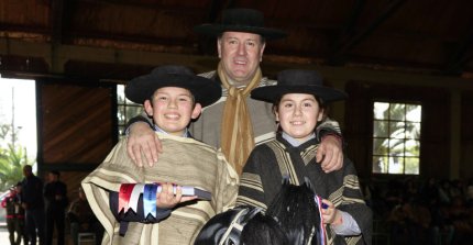 Luis Huenchul llevó a sus hijos al Rienda Sin Fronteras en Claro de Luna: "Es una maravilla"