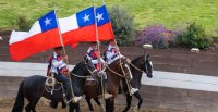 Escuadra Ecuestre Palmas de Peñaflor tuvo exitosa presentación en El Convento