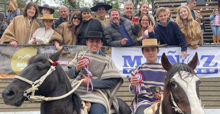 Las colleras premiadas en el Campeonato Nacional Escolar 2024