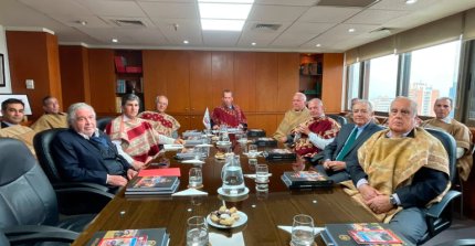 Expresidentes se reunieron con el Directorio de la Federación del Rodeo Chileno