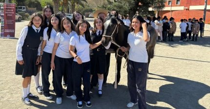 "El Caballo en la Escuela" de Limarí sumó el colegio "Amalia Errázuriz" de Ovalle