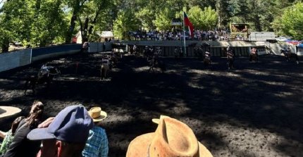 La inauguración de la nueva Medialuna de Quilaco Campamento