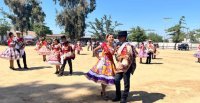 La visita del Campeonato Nacional de Cueca Juvenil de Paine a la Monumental