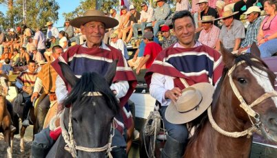 "Pocholo" Morales y su hijo Mario sumaron una enorme alegría en la Final de Criadores