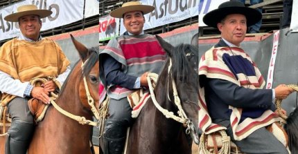 Cortés, Segura y Peña definirán la Rienda Masculina en Melipilla