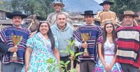 Pedro Espinoza y David Hidalgo se quedaron con la copa del rodeo del Club Peumo
