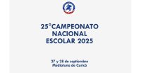 XXV Campeonato Nacional Escolar tiene sus bases y varias novedades