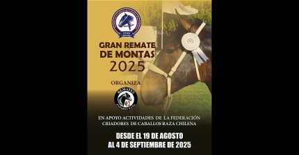 Revisa las imágenes: Federación de Criadores lanzó atractivo remate de montas 2025