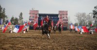 Escuadra Palmas de Peñaflor inició sus presentaciones en la Semana de la Chilenidad