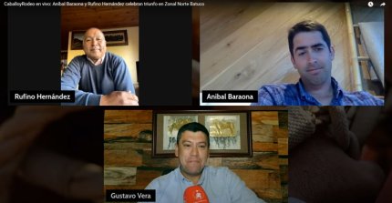 Aníbal Baraona y Rufino Hernández protagonizaron una nueva edición de CaballoyRodeo en Vivo