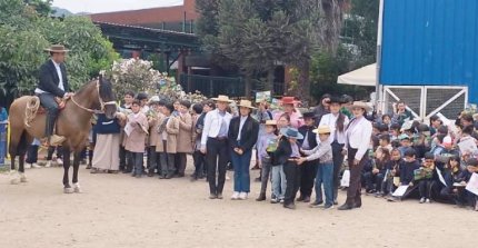 Colegio Santa Isabel del sector El Melón tuvo educativa jornada en torno al Caballo Chileno