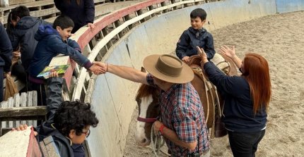 Niños disfrutaron con el Caballo Chileno en Puerto Aysén