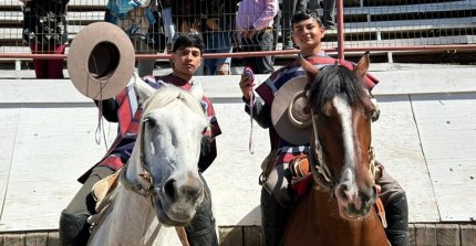 Las colleras premiadas en el Clasificatorio Escolar Centro Norte