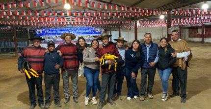 Jorge Oliva y Ricardo Lemus completaron con la victoria en el Rodeo Provincial del Club Limache