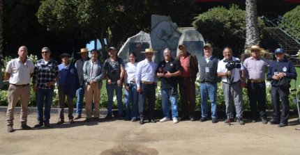El recorrido a los medios de prensa por las instalaciones de la Medialuna Monumental
