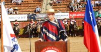 Alfredo Moreno en la ceremonia de la Serie Potros: Que tengamos un gran Campeonato Nacional y que el rodeo sea cada vez más grande
