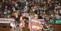 La celebración de las tres mejores colleras del Campeonato Nacional de Rodeo