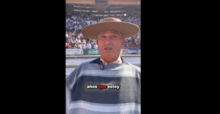 Luis Donoso, el colero que lleva una vida dedicada al rodeo chileno
