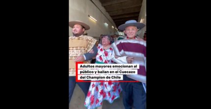 Los adultos mayores que dieron espectáculo en el Cuecazo del Champion de Chile