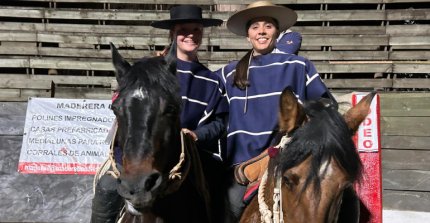 Meza y Carvajal se subieron al podio en el Femenino: "Estamos muy contentas con lo vivido"