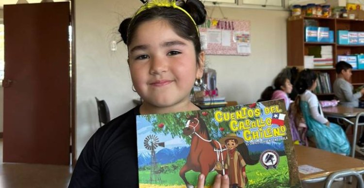 Escuela Héroes de Iquique de Coihueco celebró Día del Libro con "Cuentos del Caballo Chileno"